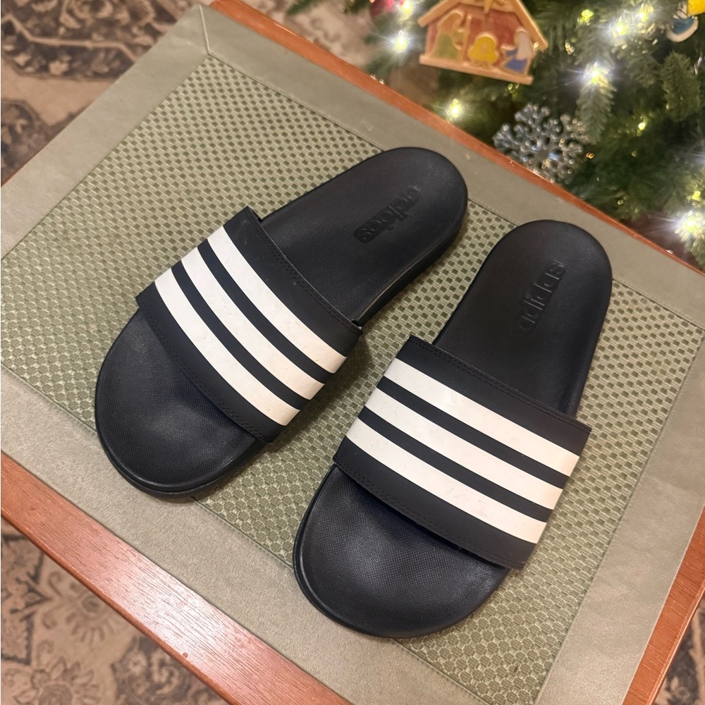 Adidas Black Slide Sandals